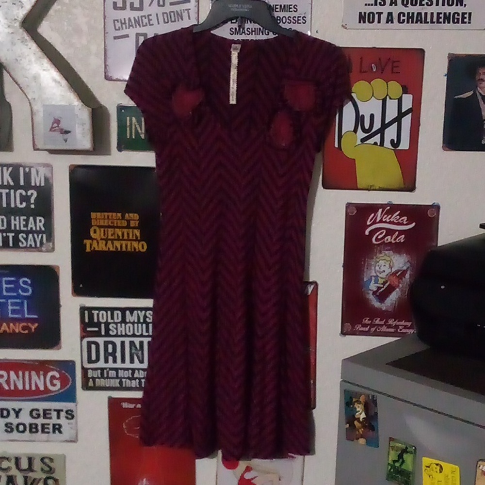 Preowned Uncle Frank Striped Dress